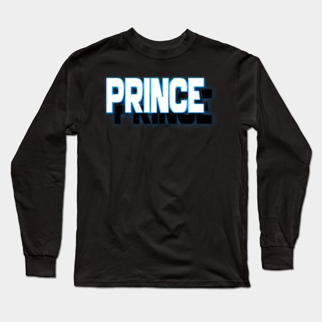 PRINCE - bright text Long Sleeve T-Shirt by Mudoroth